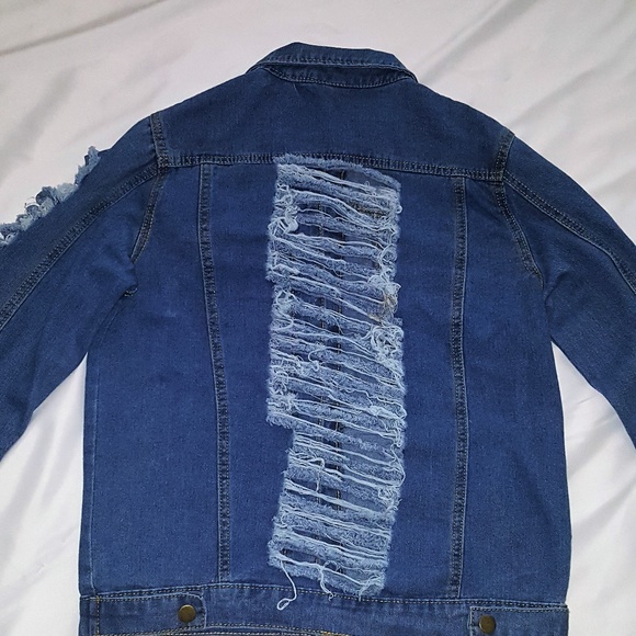Distressed Jean Jacket - Picture 5 of 5
